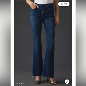 MOTHER Women's Blue Flare Jeans